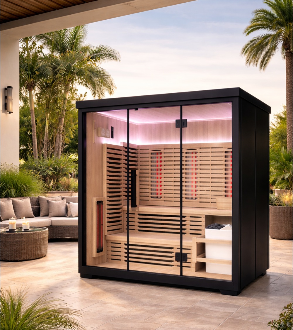 Julia Sauna – Outdoor Combination Sauna (3–4 Persons)