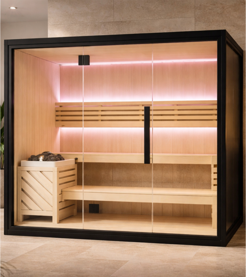 Diane Sauna – 4-Person Finnish Sauna Room