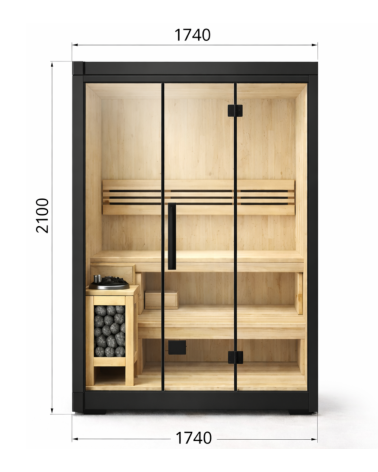 Julia Sauna – Outdoor Combination Sauna (3–4 Persons)